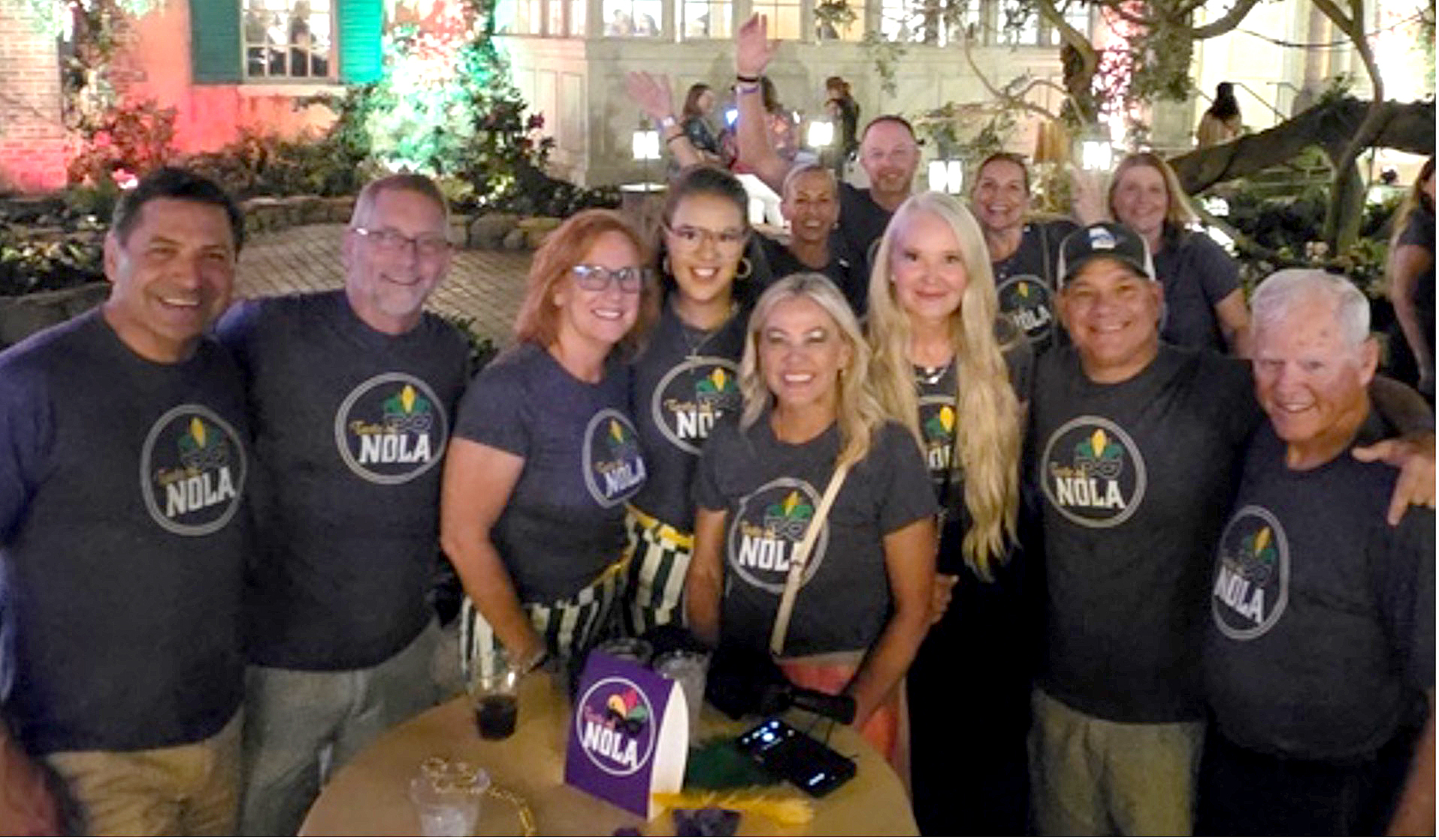 Chadwell Supply team members together at the Taste of New Orleans event