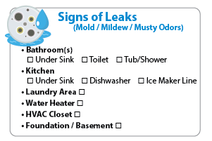 Where to check for leaks in the apartment