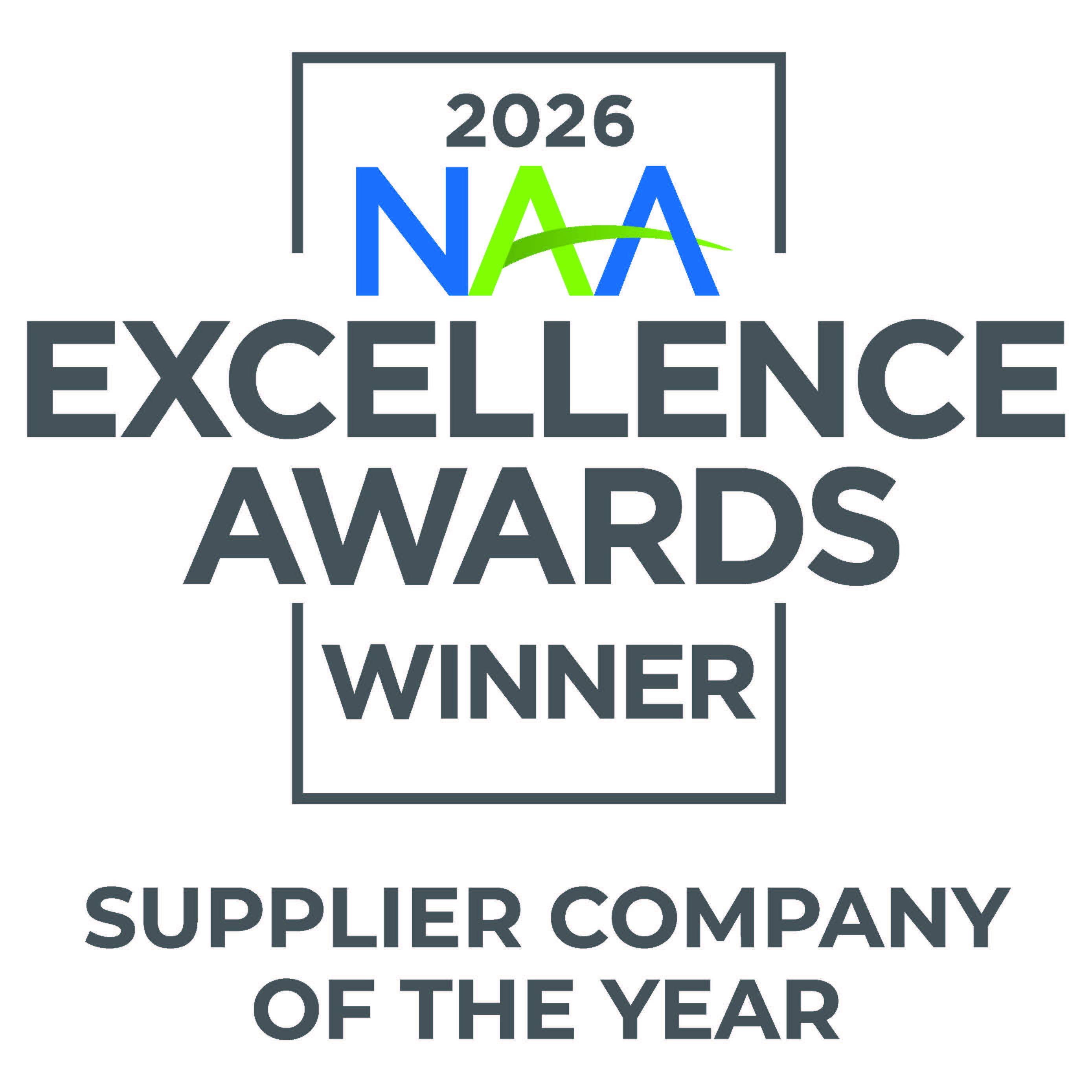 2026 NAA Excellence Awards Supplier Company of the Year winner mark