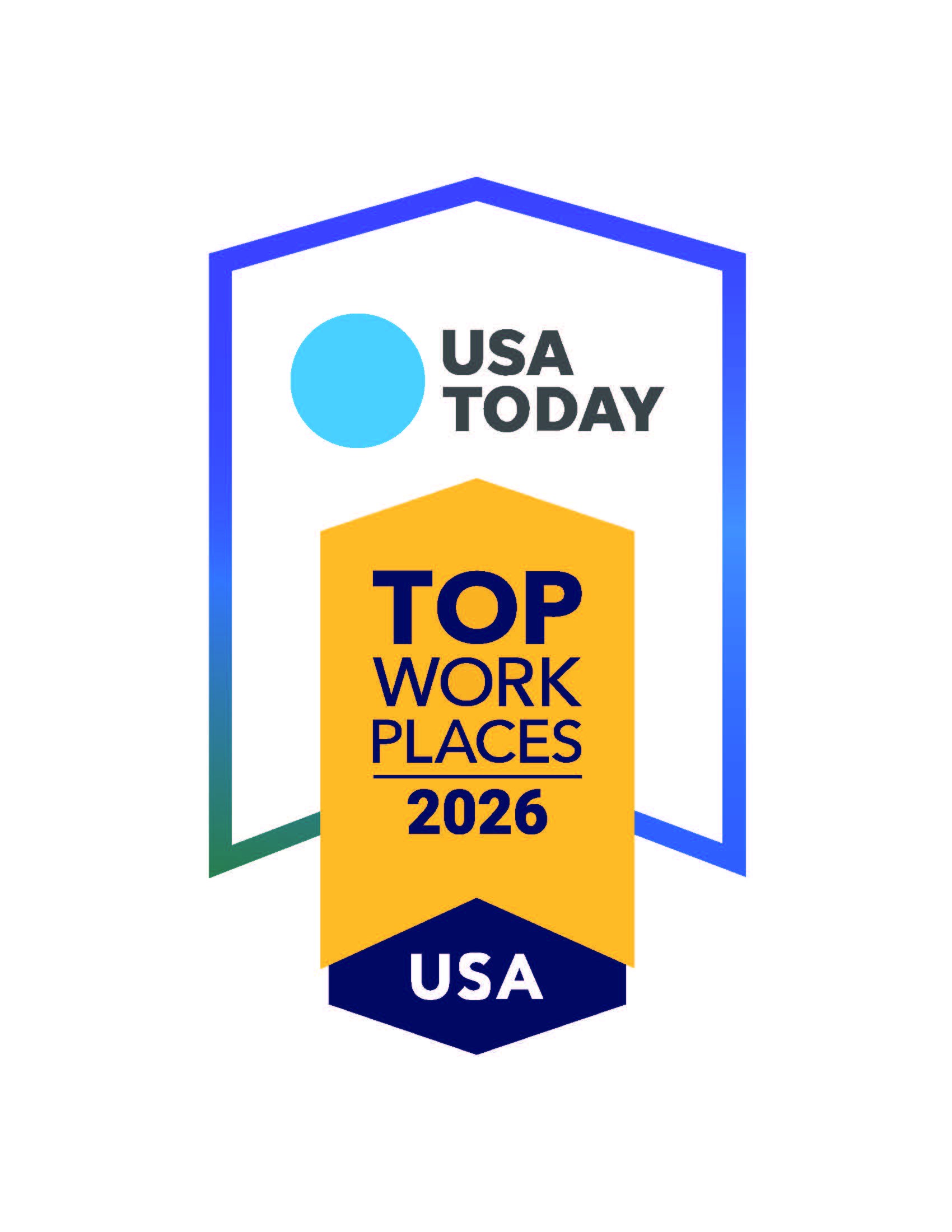 USA Today Top Workplaces 2026 award mark